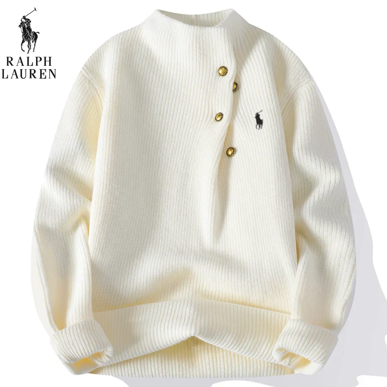 New Trendy Button Knit Sweater 2026 | Clearance Sale
