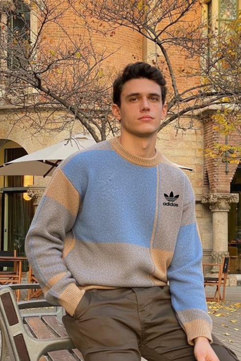 2026 Patchwork Knit Sweater | Clearance Sale