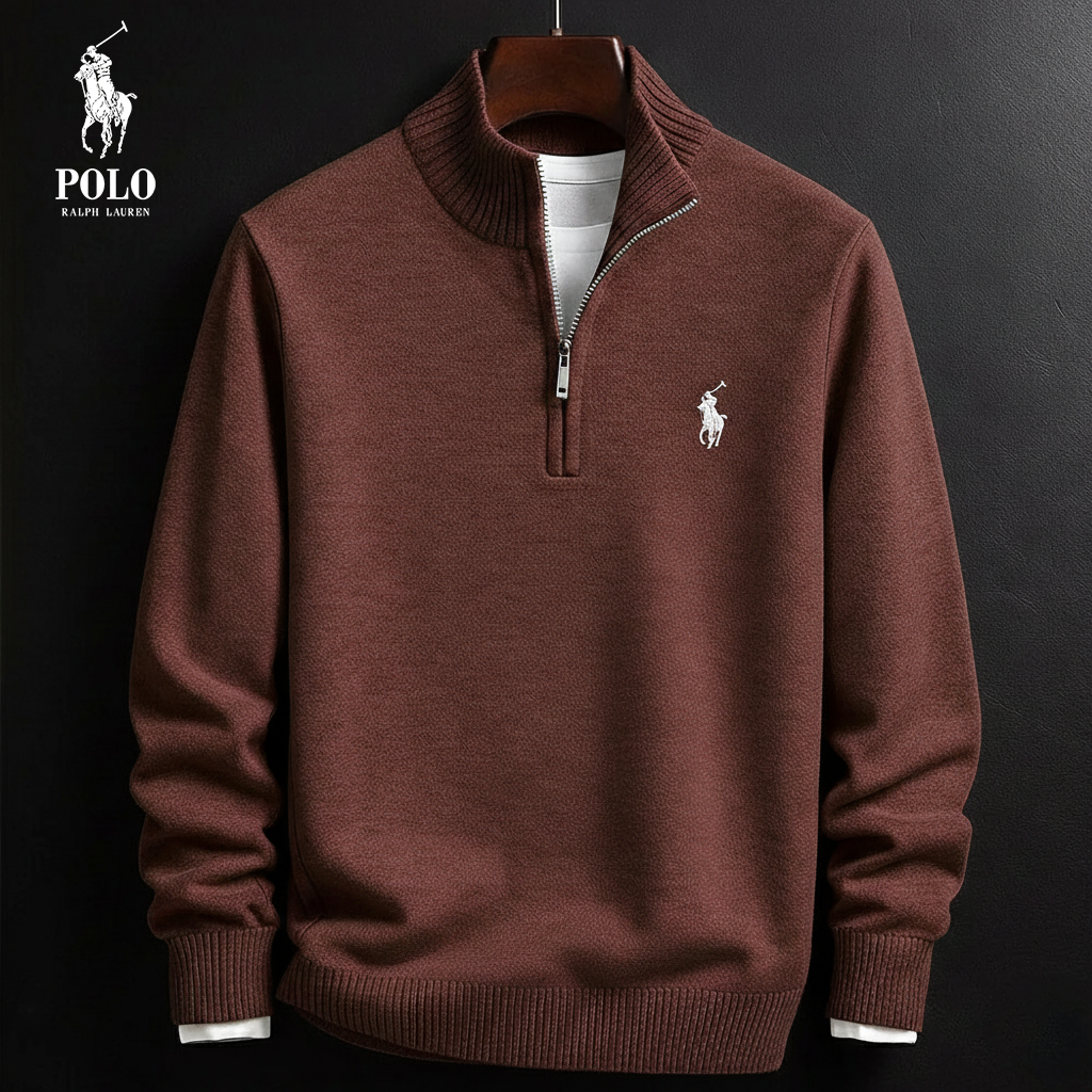 Textured Quarter-Zip Knit Pullover | Clearance Sale