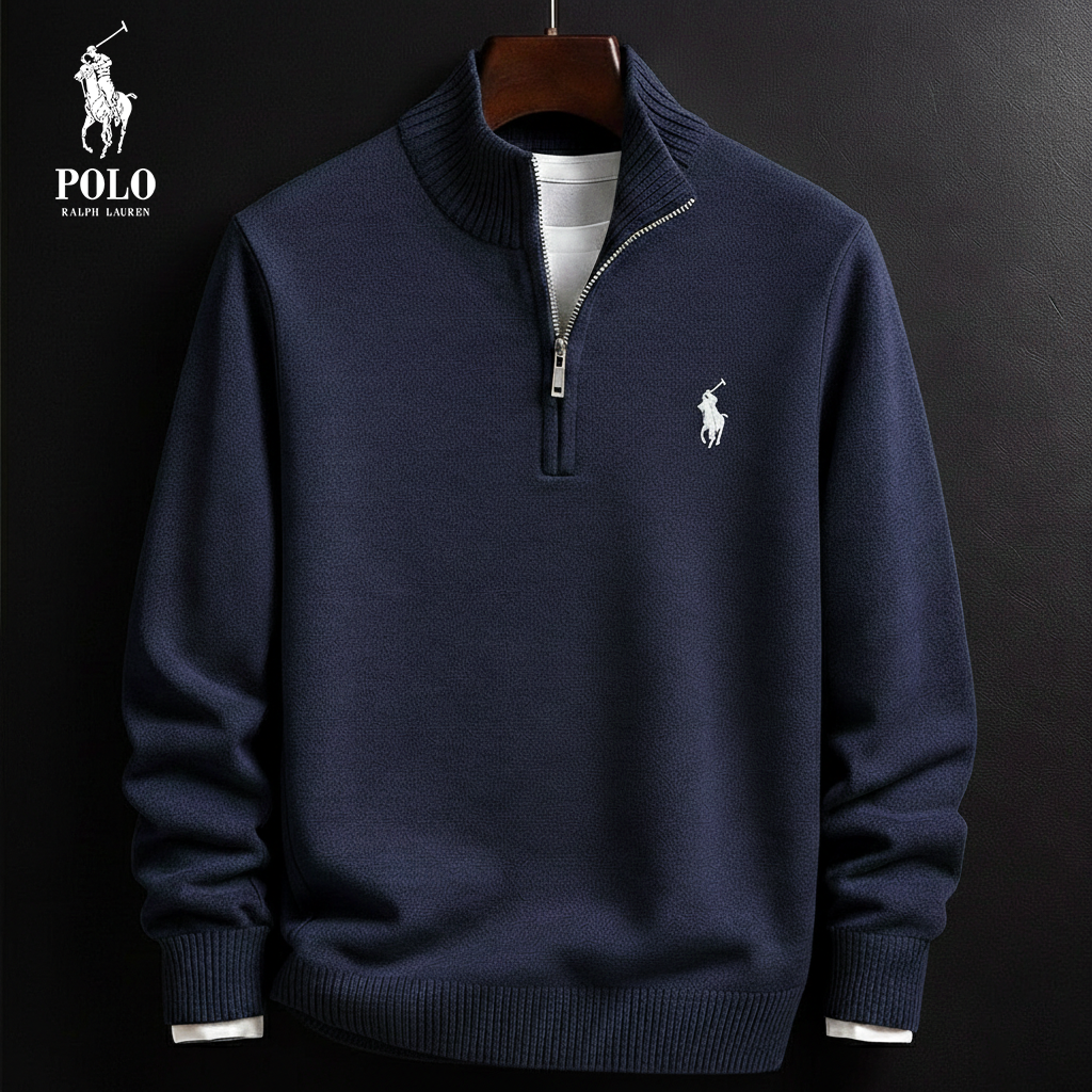 Textured Quarter-Zip Knit Pullover | Clearance Sale