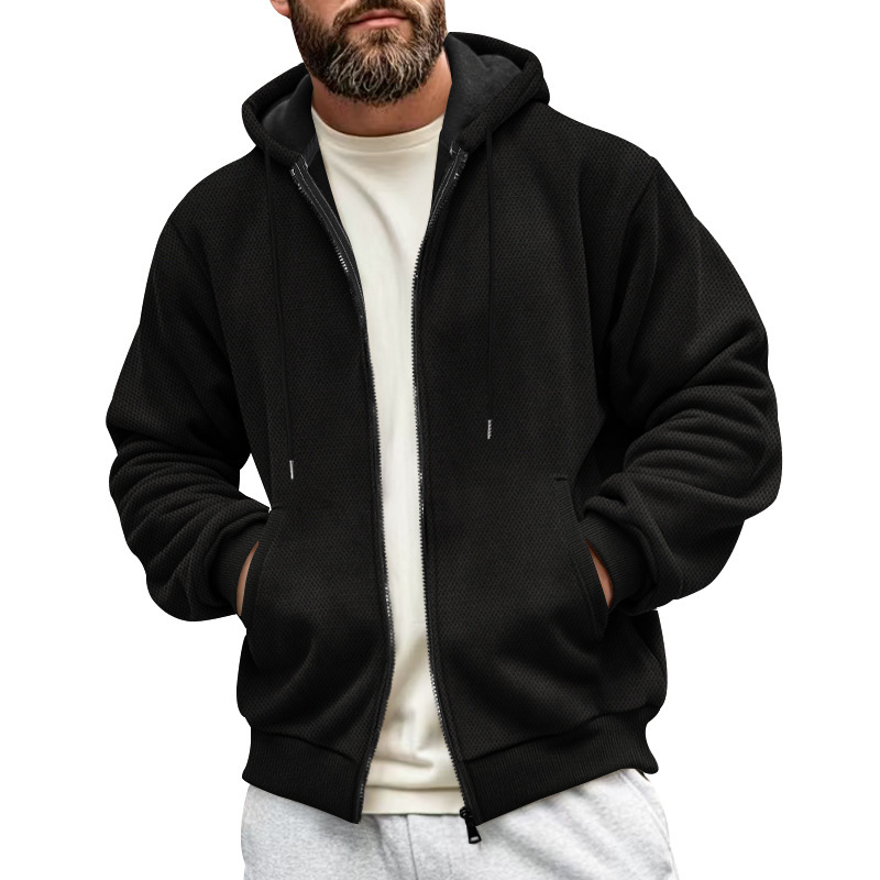 Brooklyn Waffle Knit Hoodie