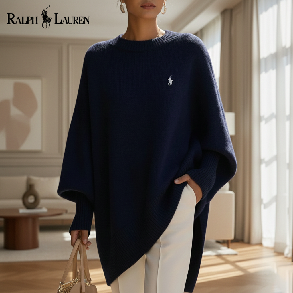 2026 Relaxed Knit Poncho | Clearance Sale