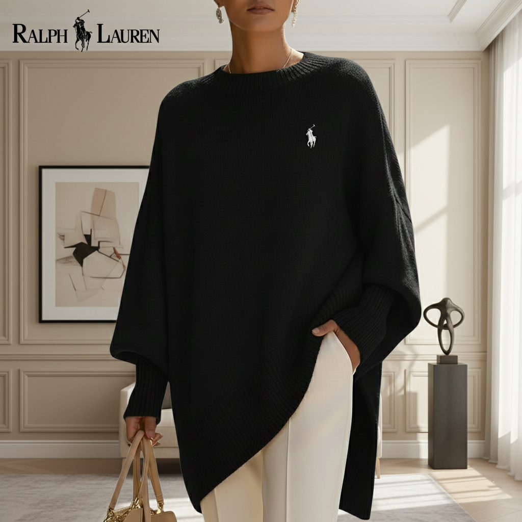 2026 Relaxed Knit Poncho | Clearance Sale