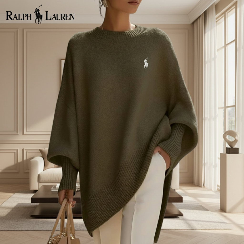 2026 Relaxed Knit Poncho | Clearance Sale