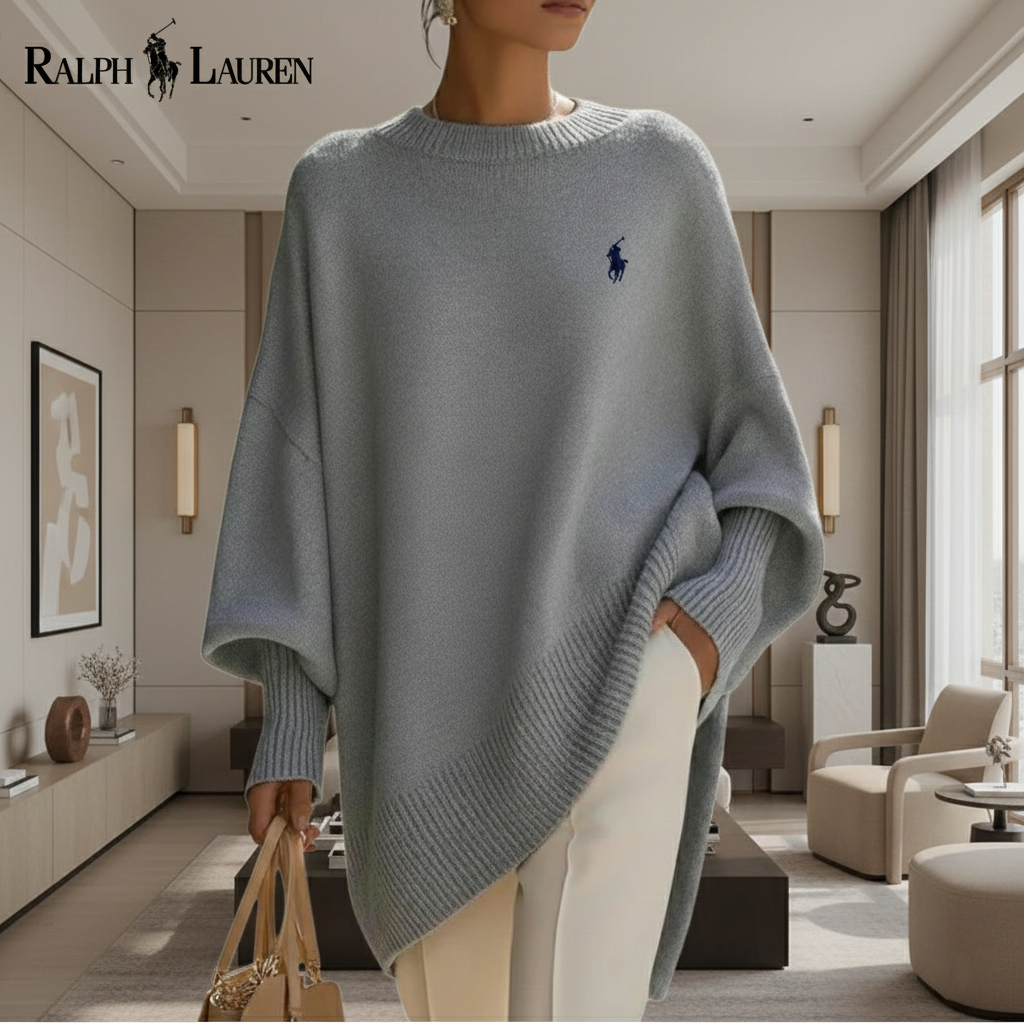 2026 Relaxed Knit Poncho | Clearance Sale