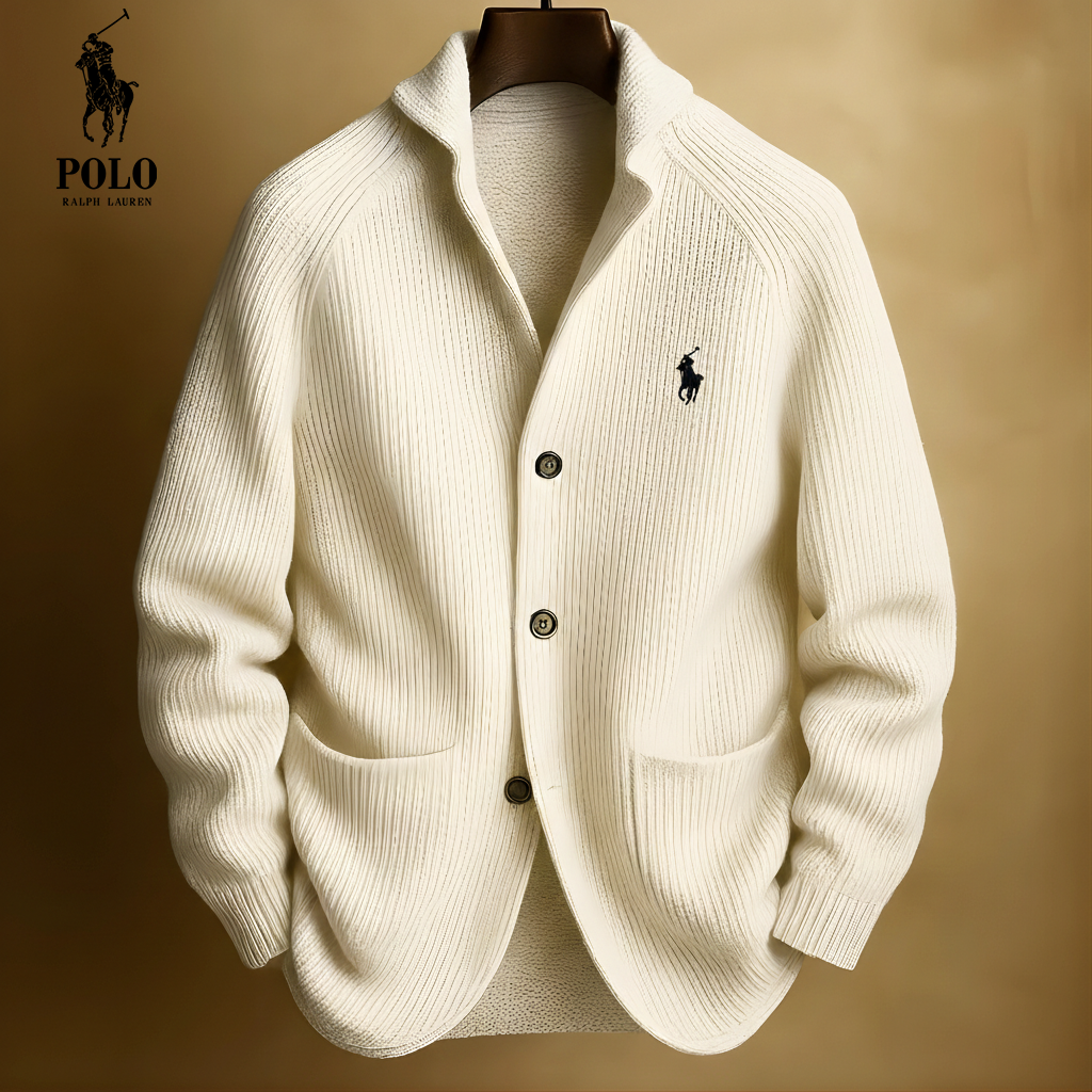 Heritage Ribbed Knit Cardigan | Clearance Sale