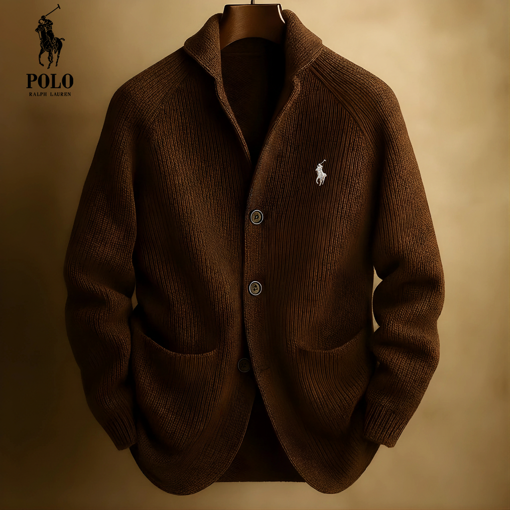 Heritage Ribbed Knit Cardigan | Clearance Sale