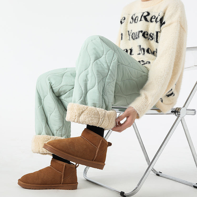 Hype Quilted Sherpa Pants