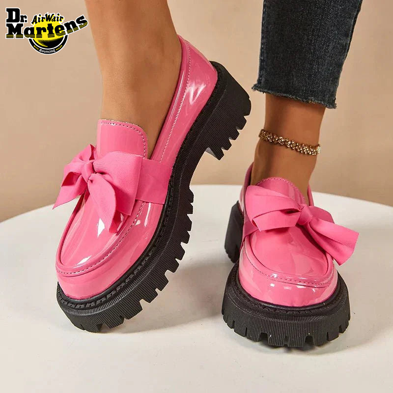 New Trendy Bow Platform Loafers 2026 | Clearance Sale